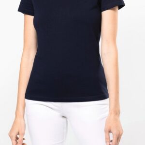T-shirt Supima® col rond manches courtes femme