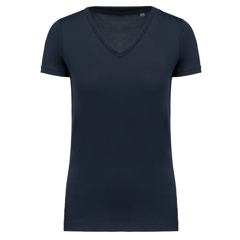 T-shirt Supima® col V manches courtes femme – Image 5