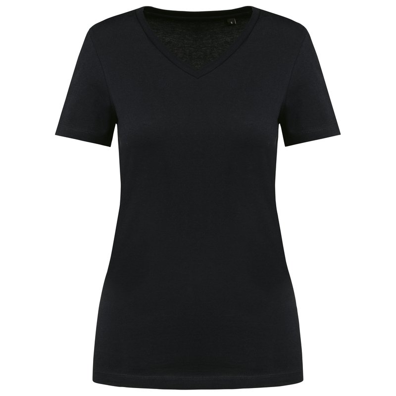 T-shirt Supima® col V manches courtes femme – Image 6