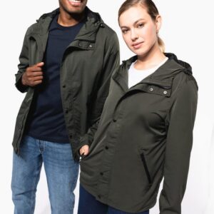 Veste écoresponsable à capuche unisexe