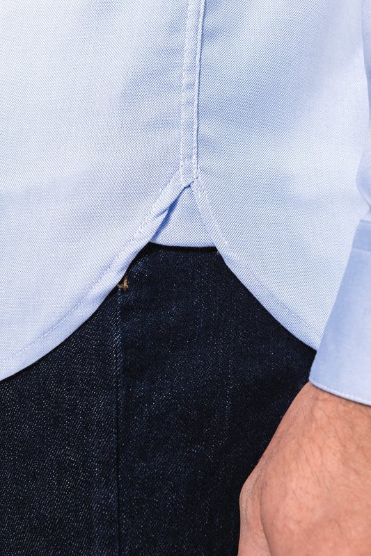 Chemise Oxford pinpoint manches longues homme – Image 3