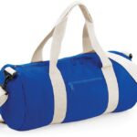 Bleu royal vif / Blanc cassé