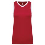 Rouge sportif / Blanc