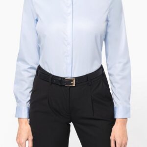 Chemise twill manches longues femme
