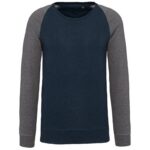 Bleu marine français chiné / Gris chiné