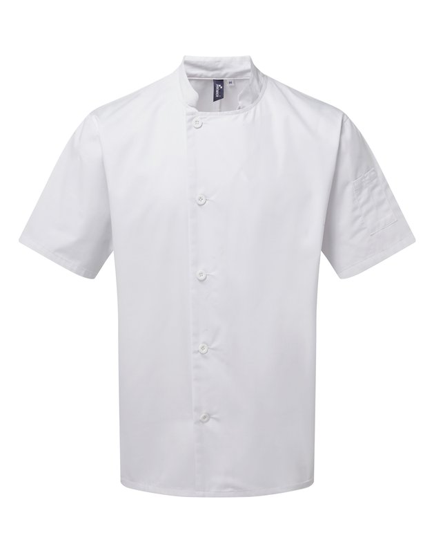 Veste chef cuisinier manches courtes "Essential" – Image 6