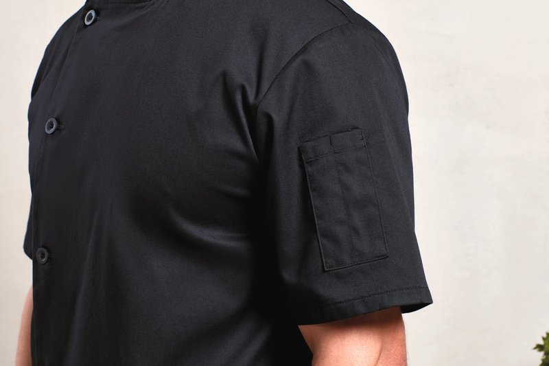 Veste chef cuisinier manches courtes "Essential" – Image 4