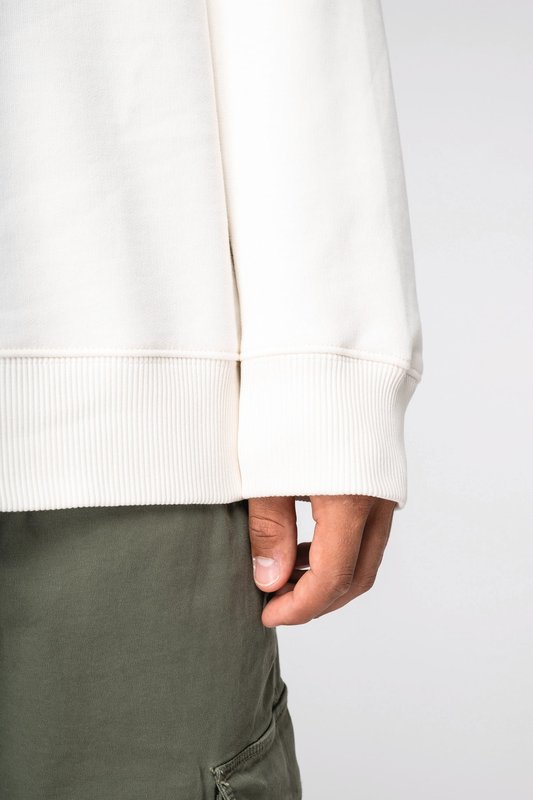 Sweat-shirt écoresponsable à col rond à épaules tombantes French Terry unisexe – Image 11