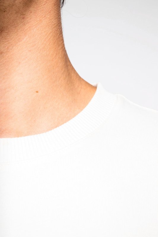 Sweat-shirt écoresponsable à col rond à épaules tombantes French Terry unisexe – Image 9