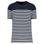 Marine / Rayures blanches