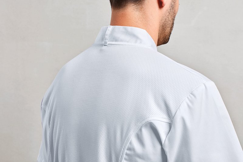 Veste chef cuisinier manches courtes Coolchecker® – Image 4