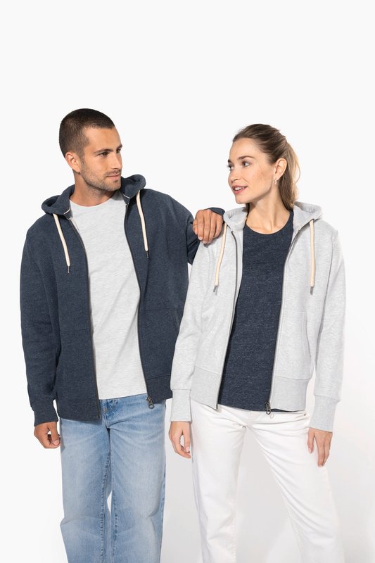 Sweat-shirt vintage zippé à capuche homme – Image 4