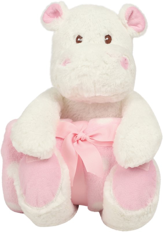 Peluche hippopotame avec couverture – Image 4