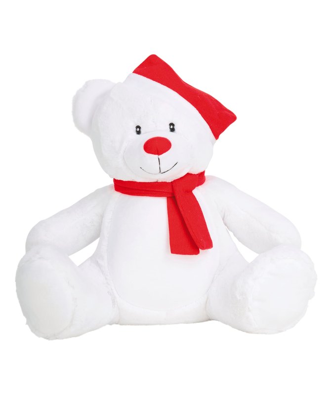 Peluche zippée ours de Noël – Image 3