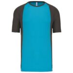 Turquoise clair / Gris foncé