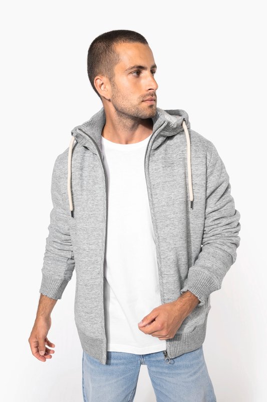 Veste vintage molleton doublée sherpa homme – Image 5