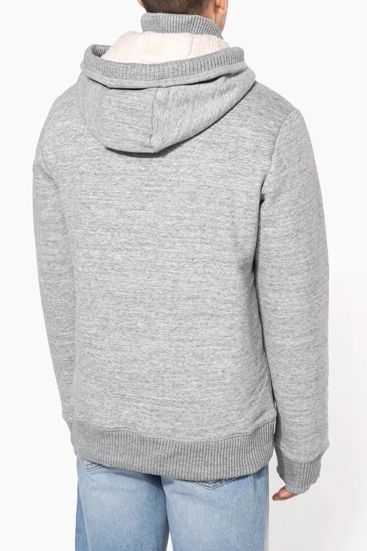 Veste vintage molleton doublée sherpa homme – Image 8