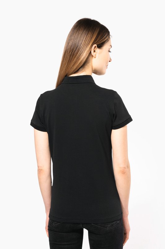Polo Supima® manches courtes femme – Image 3