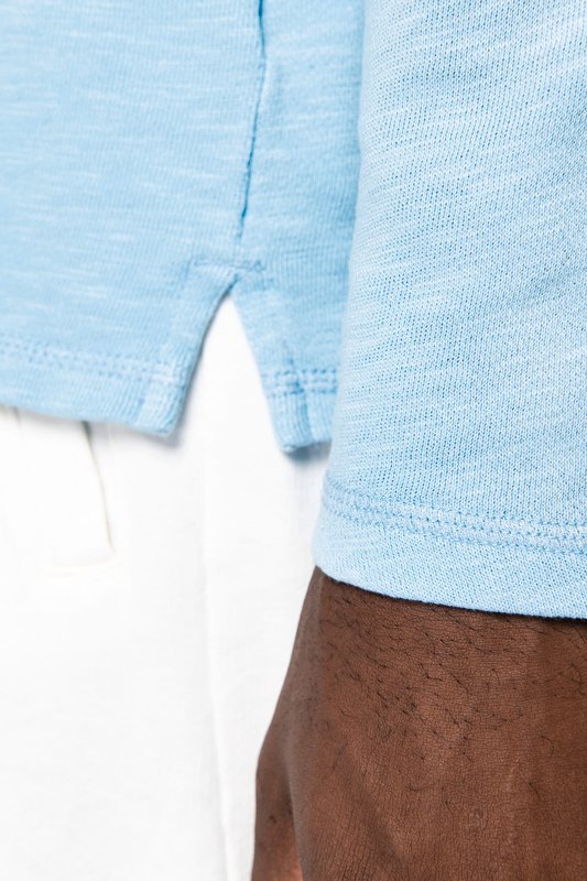 Sweat-shirt écoresponsable à col rond délavé French Terry unisexe – Image 8