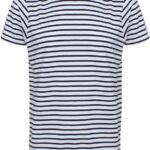 Blanc / Bleu marine Oxford