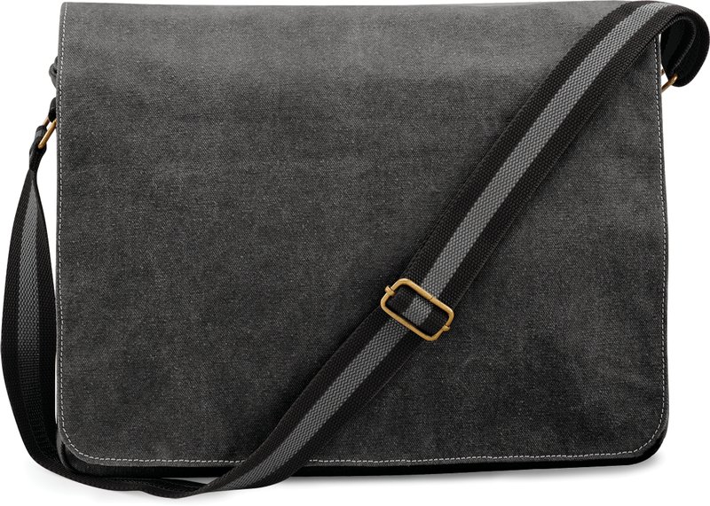 Sac courrier vintage en toile – Image 11