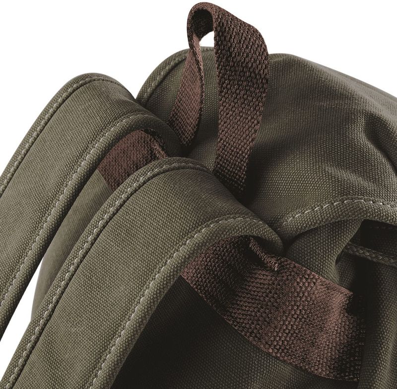 Sac à dos vintage en toile – Image 6