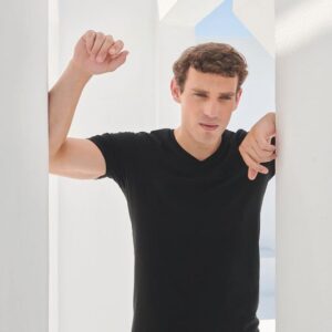 T-shirt homme col v Feel Good