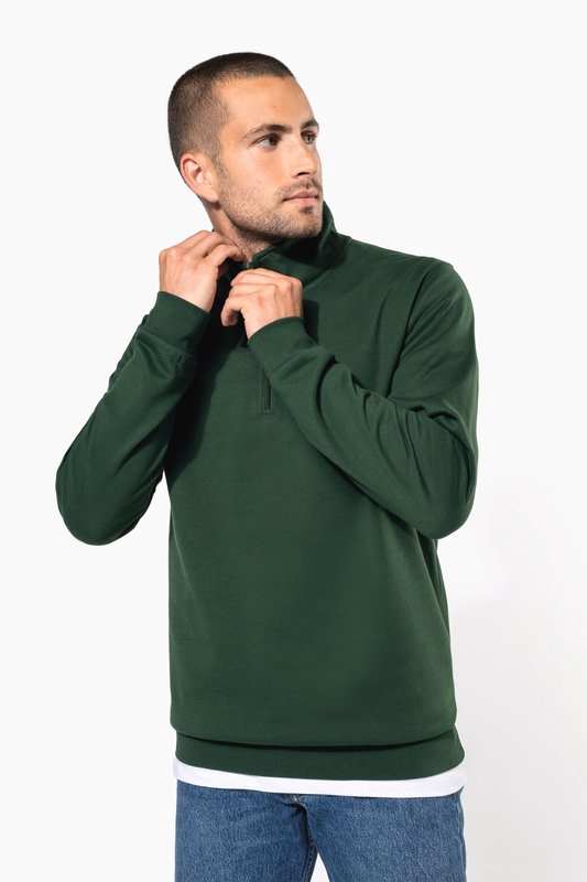 Sweat-shirt col zippé homme – Image 8
