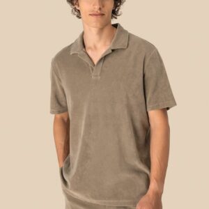 Polo écoresponsable en éponge homme
