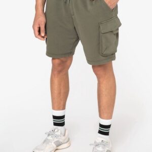 Short cargo écoresponsable délavé French Terry homme