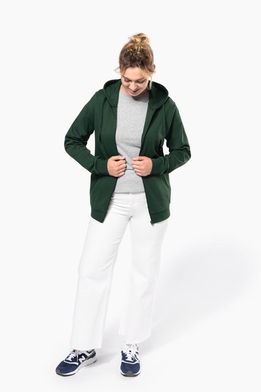 Sweat-shirt zippé capuche unisexe – Image 6