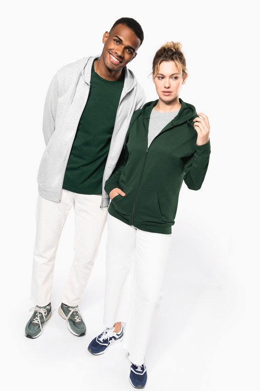 Sweat-shirt zippé capuche unisexe – Image 14