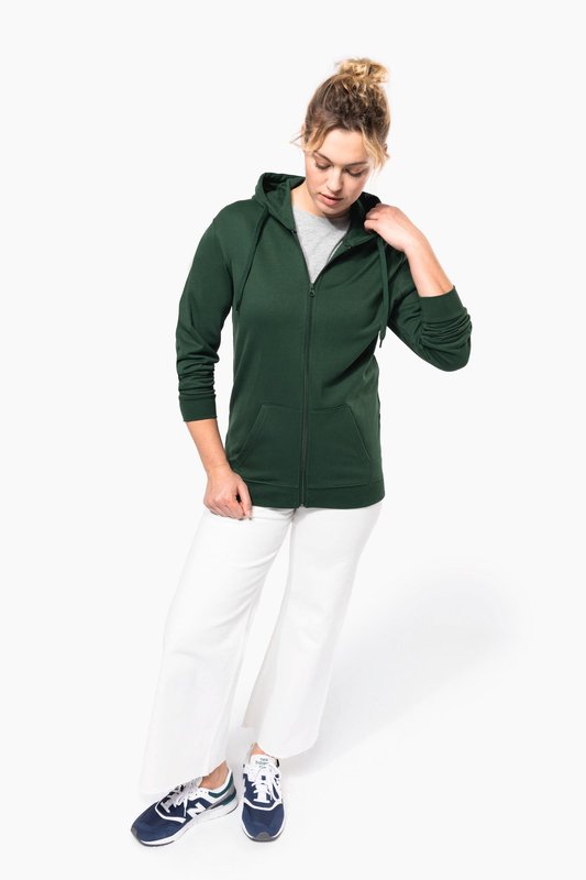 Sweat-shirt zippé capuche unisexe – Image 7