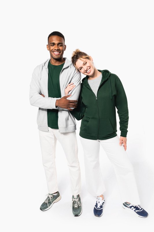 Sweat-shirt zippé capuche unisexe – Image 19