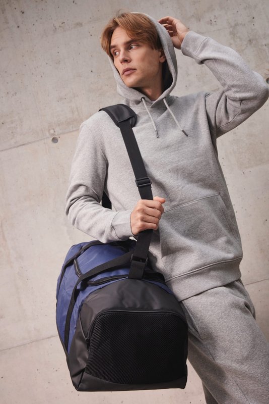 Sac de sport recyclé avec double compartiment latéral – Image 4