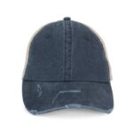 Bleu marine lavé / Beige