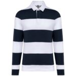 Marine / Rayures blanches