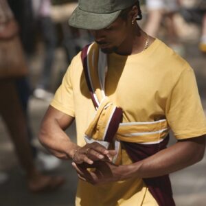 Casquette campeur 5 panneaux en velours