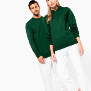 Sweat-shirt recyclé à capuche unisexe