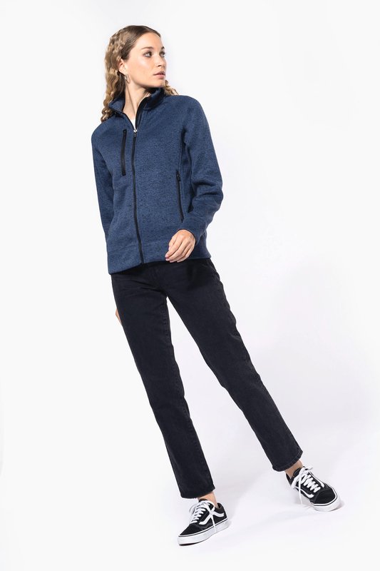 Veste zippée chinée femme – Image 14