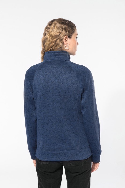 Veste zippée chinée femme – Image 3