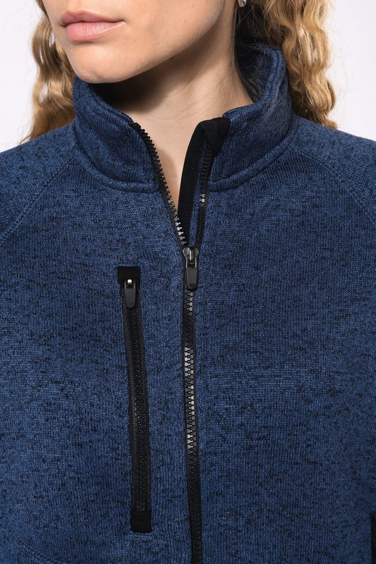 Veste zippée chinée femme – Image 9