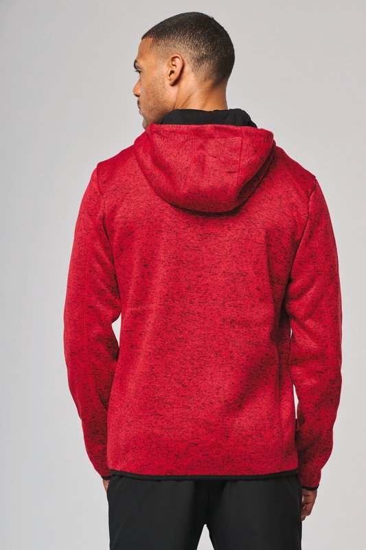 Veste à capuche chinée homme – Image 3