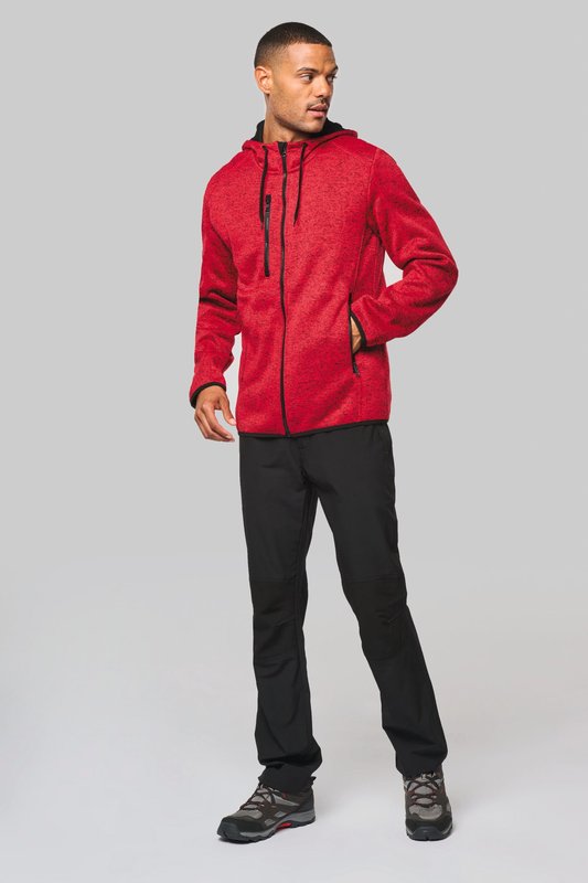 Veste à capuche chinée homme – Image 4