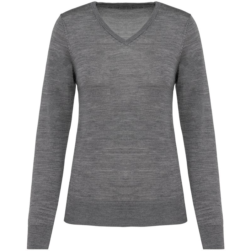 Pull Mérinos col V femme – Image 6