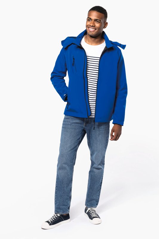 Veste softshell à capuche amovible homme – Image 7