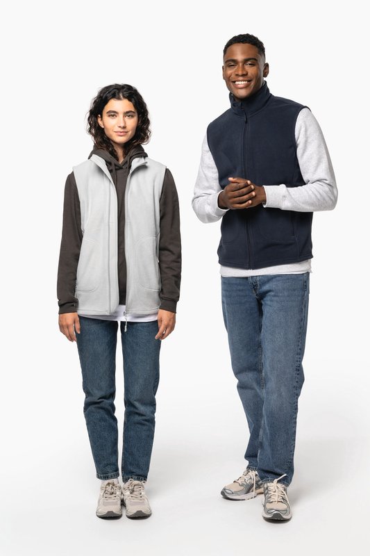 Bodywarmer micropolaire écoresponsable unisexe – Image 13