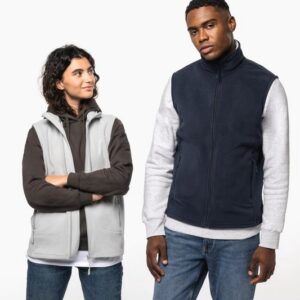 Bodywarmer micropolaire écoresponsable unisexe