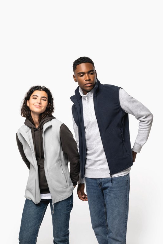 Bodywarmer micropolaire écoresponsable unisexe – Image 14