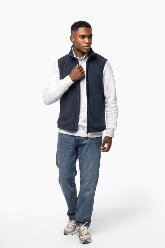 Bodywarmer micropolaire écoresponsable unisexe – Image 17
